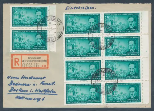 DDR. R.-Fernbrief mit Me.F. Mi.-Nr. 472