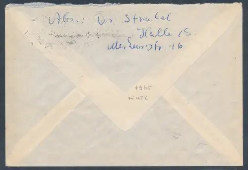 DDR. NN.-Ortsbrief mit Me.F. Mi.-Nr. 965