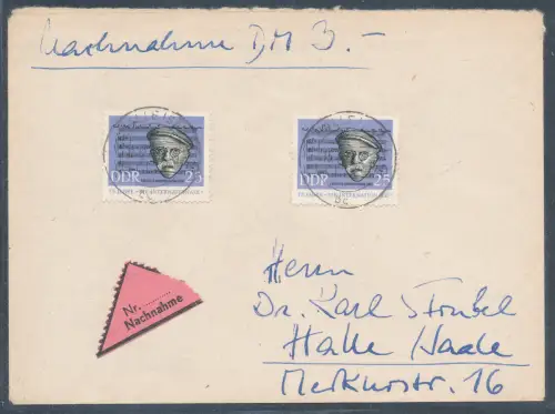 DDR. NN.-Ortsbrief mit Me.F. Mi.-Nr. 967