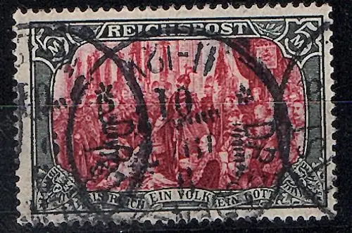 DR. Germania Mi.-Nr 66 IV gestempelt , FA. Jäschke-L.