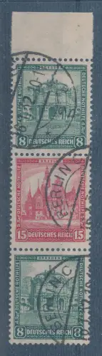 DR. Mi.-Nr. S 89, Randstück gestempelt, KB. SchlegelBPP.