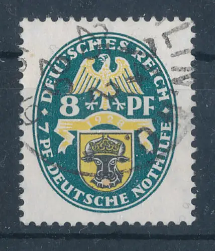 DR. Mi.-Nr. 426 X gestempelt, KB. Schlegel.