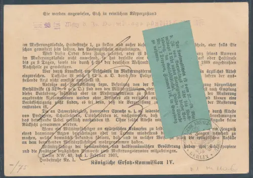 DR. . EF. Mi.-Nr. D 1