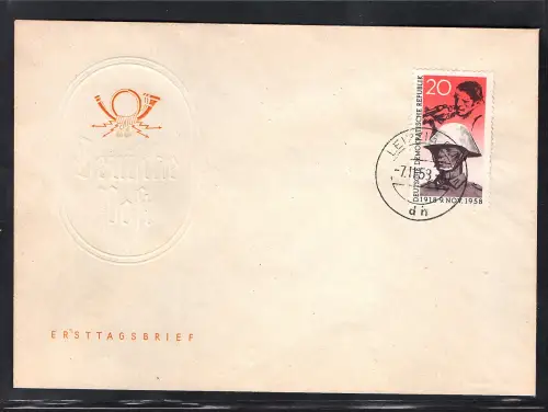 DDR. FDC. Mi.-Nr. 662