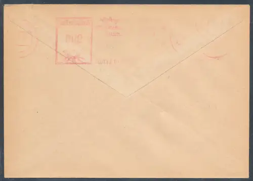 DDR. Ortsbrief FDGB. mit AFS.