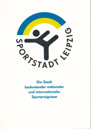 DDR - Gedenkmappe Sportstadt Leipzig, E-N-1983-2
