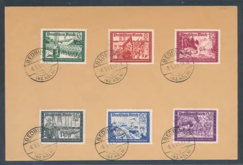 DR., Mi.-Nr. 773-778 auf Brief.