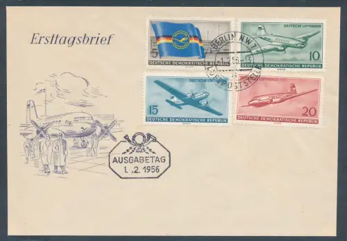 DDR. FDC.  Mi.-Nr. 512-515