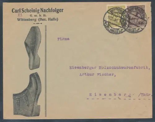 DR. Reklame-Brief, Carl Scheinig Nachfolger Wittenberg/Halle.
