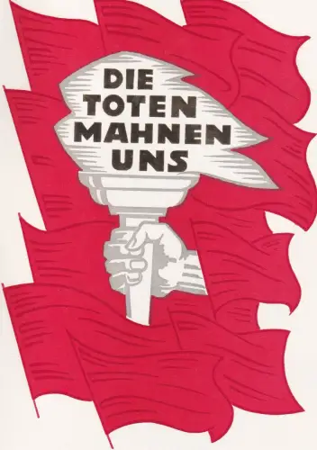 DDR - Gedenkblatt, Die toten mahnen uns................, A 7-1979