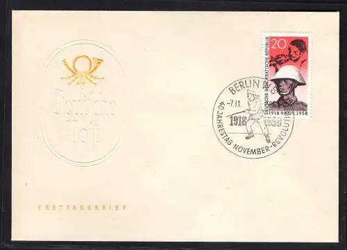 DDR. FDC Mi.-Nr. 662 