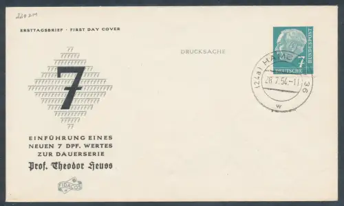 Bund FDC. Mi.-Nr. 181