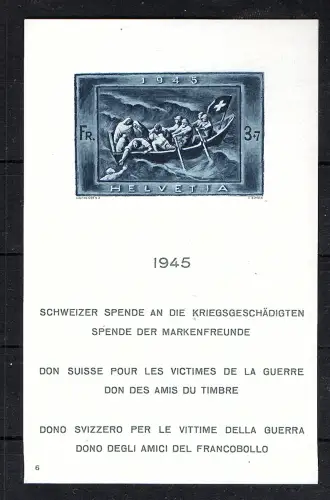 Schweiz Mi.-Nr. Block 11 postfrisch.