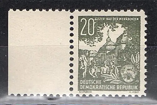 DDR Propagandafälschung Mi.Nr. 10 KgU postfrisch ** sign. Schlegel.