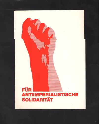 DDR - Gedenkblatt, Für Antiimperialistische Solidarität, B24-1987