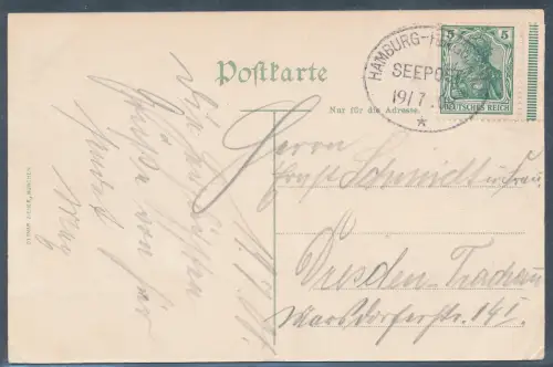 DR. Seepost Hamburg-Helgoland.