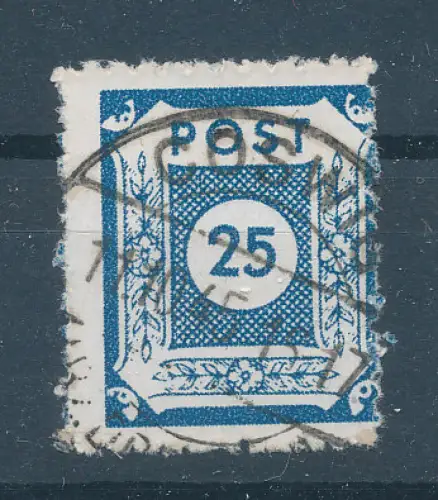 SBZ- Ostsachsen  Klotzsche  Mi.-Nr. 49 F  gestempelt, FA. Dr. JaschBPP.