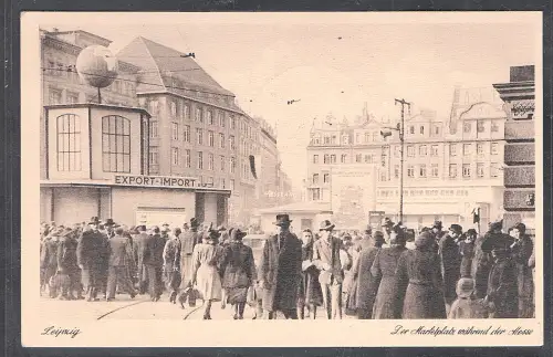 SBZ. Ereigniskarte/Ansichtkarte Leipziger Messe 1948 mit Mi.-Nr. 198-199