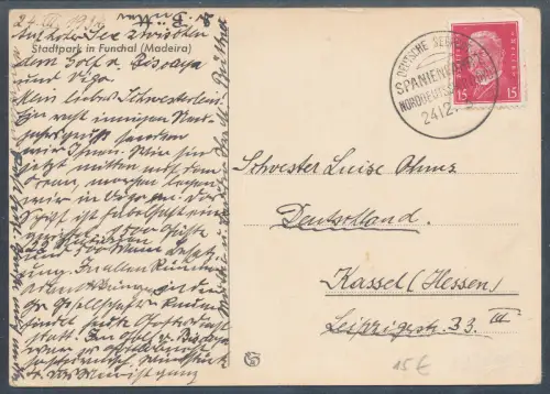 DR. Deutsche Seepost SPANIENFAHRT 1934