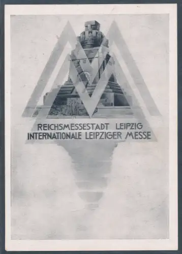 DR., Leipziger Messe Karte mit Mi.-Nr. 764-767