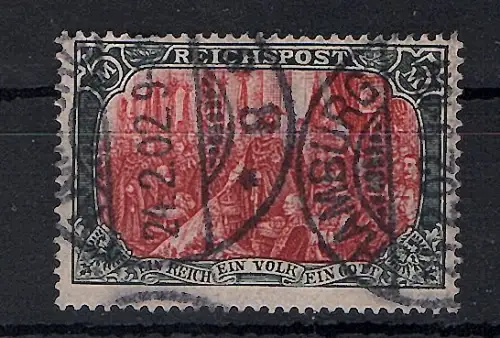 DR. 1900 Mi.-Nr. 66 II gestempelt, FA. Jäschke-L.