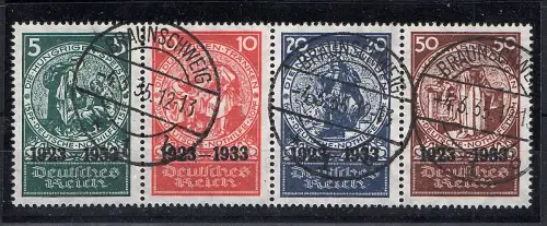DR. Mi.-Nr. 508 - 511, gestempelt, FA. SchlegelBPP.