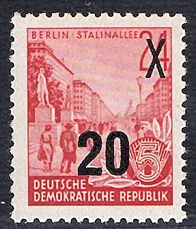DDR. Mi.-Nr. 439 a II g XI Postfrisch, FA. WeigeltBPP.