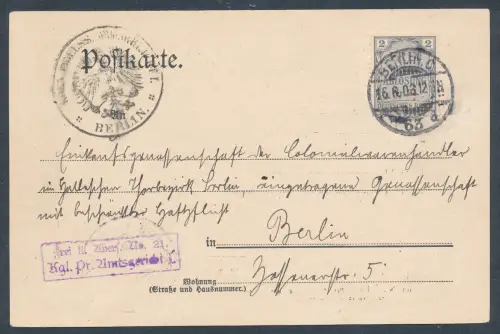 DR. EF. Mi.-Nr. D. 1 auf Ortskarte.