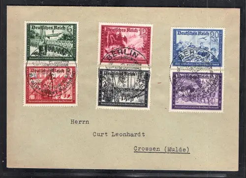 DR. Satzbrief Mi.-Nr. 773-778.