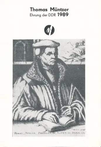 DDR - Gedenkblatt, Thomas Müntzer Ehrung der DDR 1989, B39-1989.