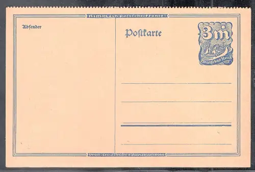 DR., Ganzsache, Mi.-Nr. 150 II, ungebraucht