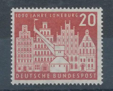 Bundesrepublik 1956, 1000 Jahre Lüneburg, Mi.-Nr. 230 ** 