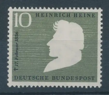 Bundesrepublik 1956, Heinrich Heine, Mi.-Nr. 229 ** 