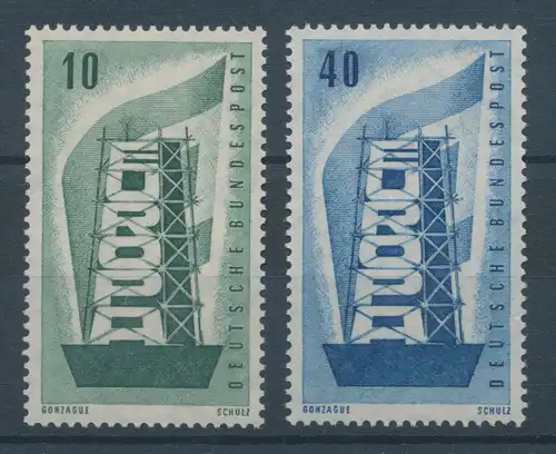 Bundesrepublik 1956, Europa-Marken, Mi.-Nr. 241-242 ** 