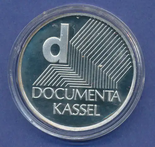 10-€-Gedenkmünze PP, "dokumenta" Kassel 2002, Polierte Platte, Spiegelglanz