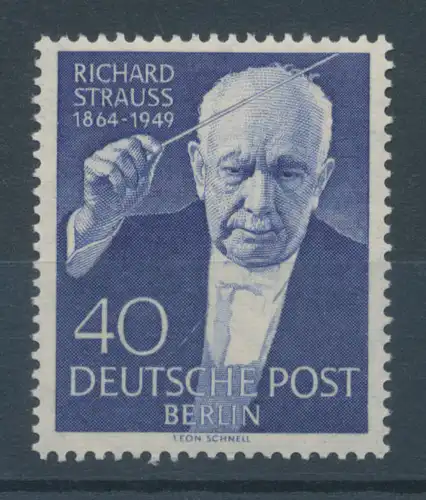 Berlin 1954, Richard Strauss 1864-1949, Mi.-Nr. 124 **