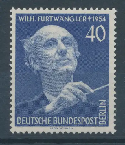 Berlin 1955, Wilhelm Furtwängler, Mi.-Nr. 128 **