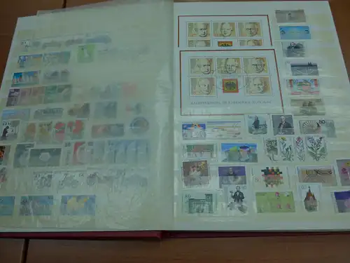 Bund, 1980- ca. 1981-91, weitgehend komplette postfrische Sammlung