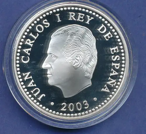 Spanien, Silbermünze 10 Euro, FIFA Fußball-WM 2006 Deutschland, PP