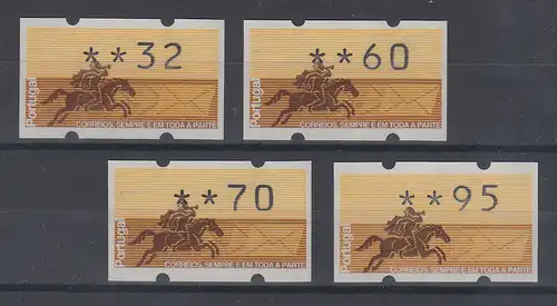 Portugal Klüssendorf ATM Postreiter Satz 32-60-70-95 **
