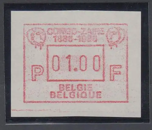 Belgien FRAMA-ATM Sonderausgabe CONGO-ZAIRE 1886-1986 aus OA ** 