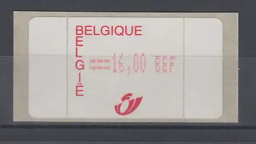 Belgien Amiel-ATM Postembleme ** Wert 16,00 BFr. 