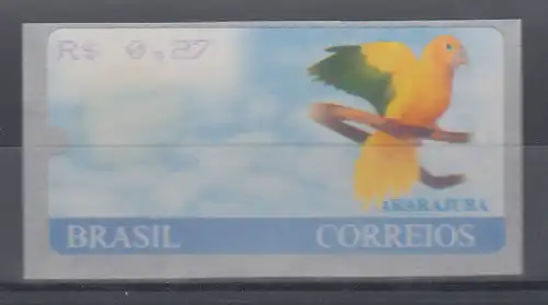 Brasilien Procomp-ATM Ararajuba 2000, Mi.-Nr. 8, Wertstufe R$ 0,27 **