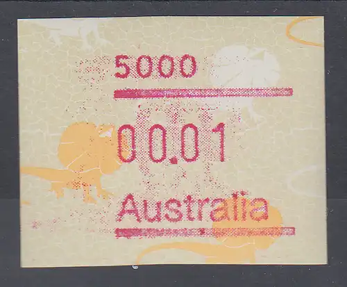Australien Frama-ATM Kragenechse, mit Postcode 5000 **