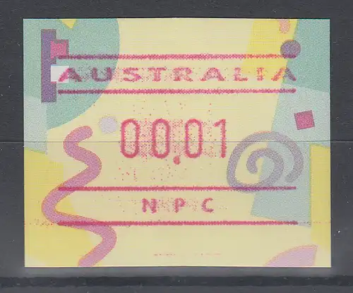 Australien Frama-ATM "Festive Frama"  mit Kennung NPC  **