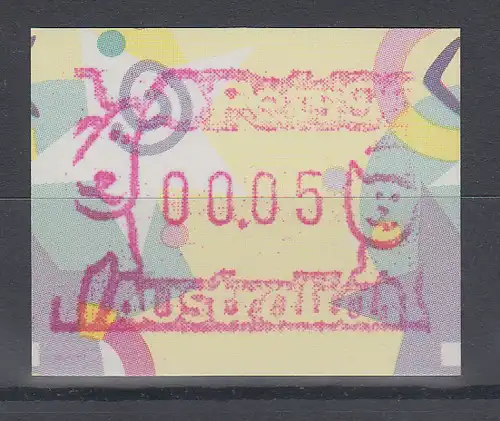 Australien Frama-ATM "Festive Frama"  Sonderausgabe Pets 96  **