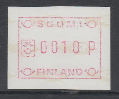 Finnland 1988 FRAMA-ATM moderne Posthörner ,  Mi.-Nr. 3.2 