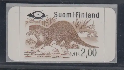 Finnland 1994, ATM Fischotter, Werteindruck breit, Mi.-Nr. 24.2