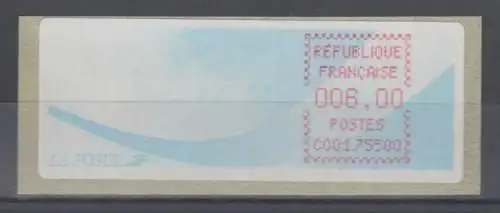 Frankreich Crouzet-ATM Komet C001.75500, Wert ohne Zudruck 6,00