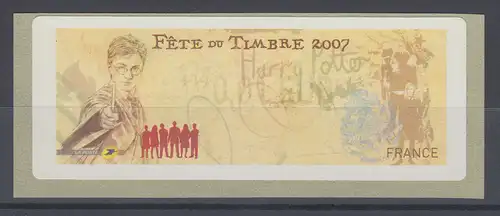 Frankreich IER LISA2-ATM Fest der Briefmarke Harry Potter ,  Wert 0,01 EUR **